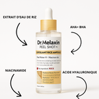 Sérum exfoliant au riz Dr. Melaxin, sérum hydratant pour le visage, adoucissant, élimination des points noirs, hydratant, rétrécissement des pores.