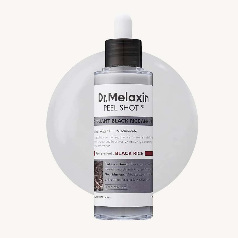 Sérum exfoliant au riz Dr. Melaxin, sérum hydratant pour le visage, adoucissant, élimination des points noirs, hydratant, rétrécissement des pores.