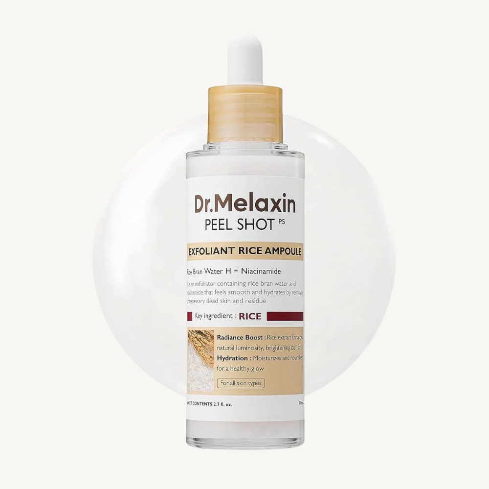 Sérum exfoliant au riz Dr. Melaxin, sérum hydratant pour le visage, adoucissant, élimination des points noirs, hydratant, rétrécissement des pores.