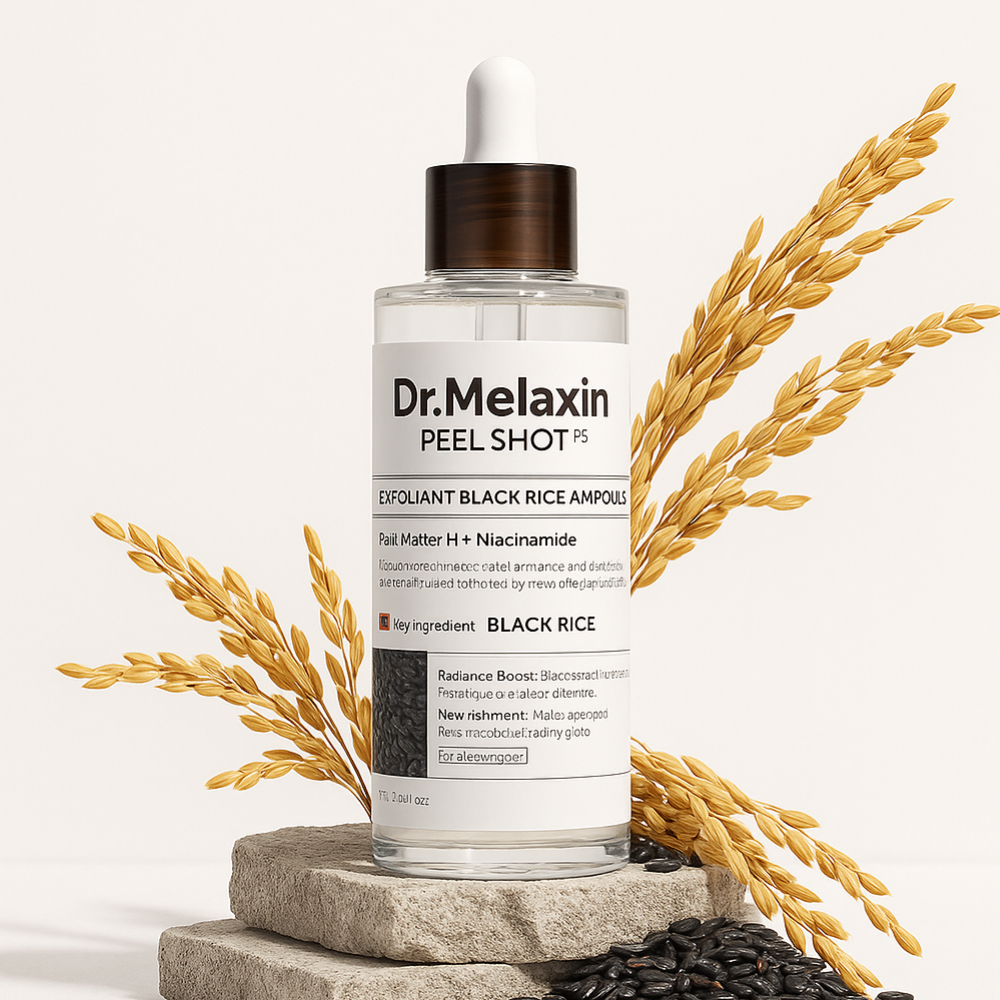 Sérum exfoliant au riz Dr. Melaxin, sérum hydratant pour le visage, adoucissant, élimination des points noirs, hydratant, rétrécissement des pores.